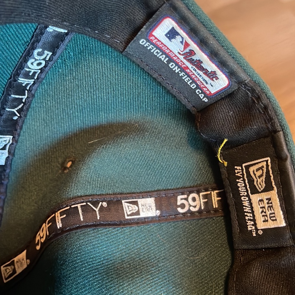 Signed A’s Hat - image 5